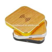 Bamboo Wood QI Wireless Charger Wireless Charging Base Portable QI Standard Wireless Charger