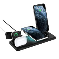 Amazon Top Seller 2020 Wireless Charging Docking Station 3 in 1 Wireless Charger for Phone Watch Earphone